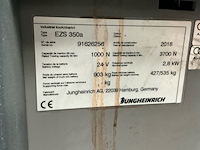 Elektro trekker, jungheinrich, ezs-350-a-ftf, geel, 2018, elektrisch - afbeelding 2 van  15