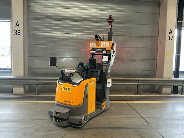 Elektro trekker, jungheinrich, ezs-350-a-ftf, geel, 2018, elektrisch - afbeelding 2 van  15