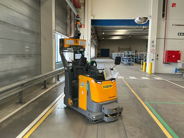 Elektro trekker jungheinrich, ezs-350-a-ftf, geel, bouwjaar 2018, elektrisch - afbeelding 7 van  14