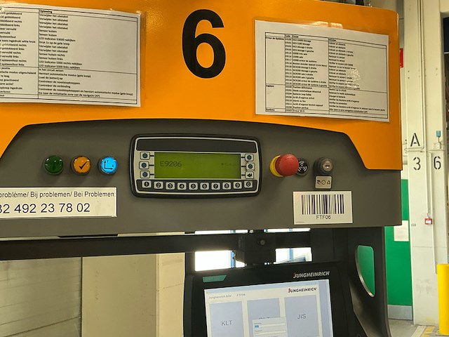 Elektro trekker jungheinrich, ezs-350-a-ftf, geel, bouwjaar 2018, elektrisch - afbeelding 10 van  14