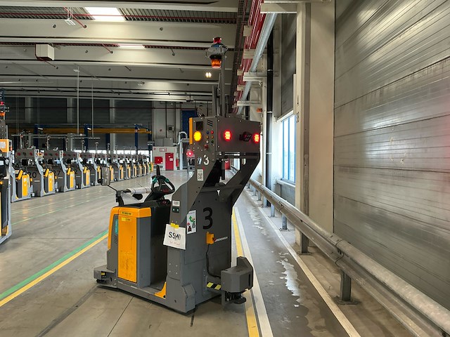 Elektro trekker jungheinrich, ezs-350-a-ftf, geel, bouwjaar 2018, elektrisch - afbeelding 7 van  14