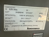 Elektro trekker jungheinrich, ezs-350-a-ftf, geel, bouwjaar 2018, elektrisch - afbeelding 10 van  15