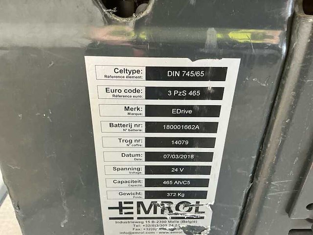 Elektro trekker, jungheinrich, ezs-350, geel, 2010 - afbeelding 5 van  8