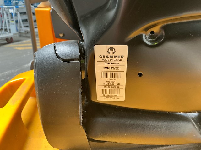 Elektro trekker jungheinrich, ezs-570, geel, bouwjaar 2017, elektrisch - afbeelding 9 van  10