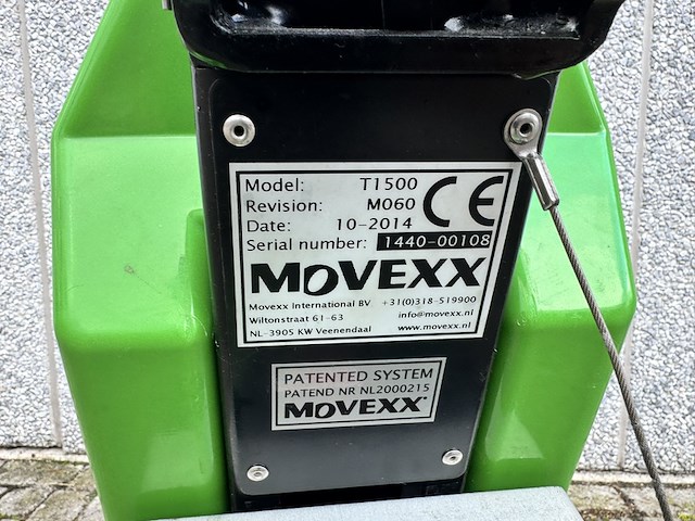 Elektro trekker, movexx, t1500, groen, 2014, elektrisch - afbeelding 3 van  7