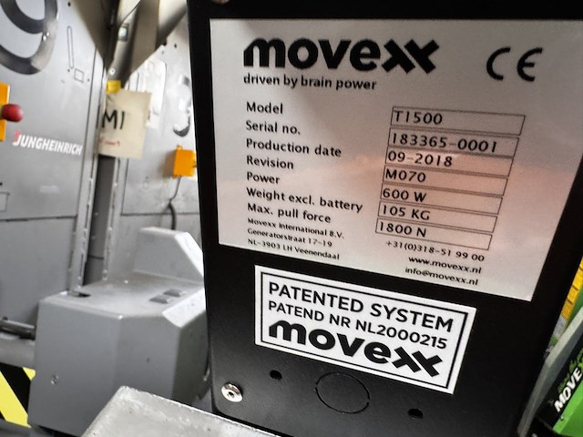 Elektro trekker movexx, t1500, groen, bouwjaar 2018 - afbeelding 3 van  5