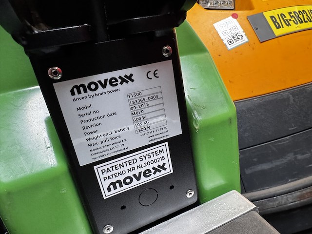 Elektro trekker movexx, t1500, groen, bouwjaar 2018 - afbeelding 2 van  4
