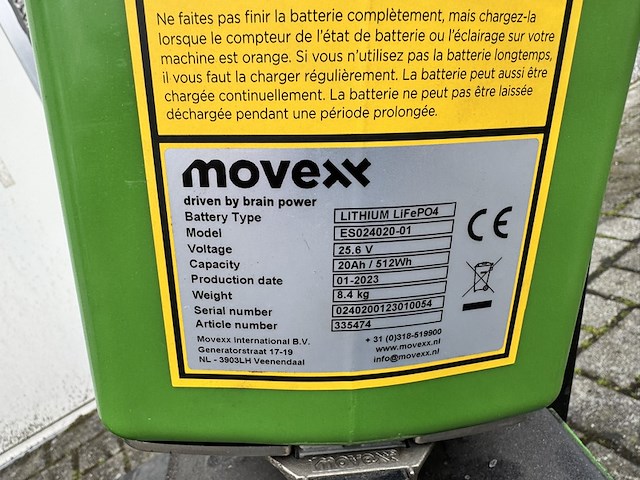 Elektro trekker, movexx, t2500, groen, onbekend, elektrisch - afbeelding 3 van  7