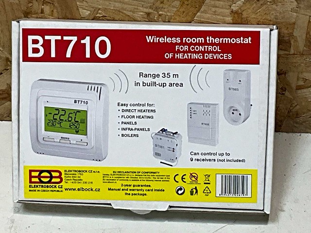 Elektrobock bt710 draadloze thermostaat (5x) - afbeelding 1 van  2
