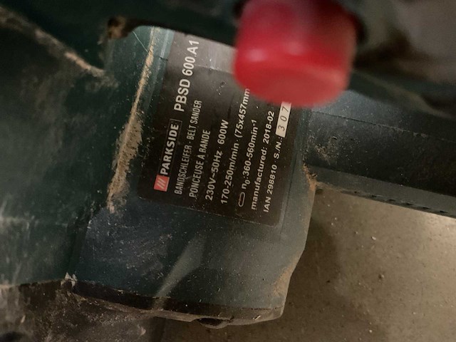 Elektrode lasapparaat + bandschuurmachine - afbeelding 1 van  1