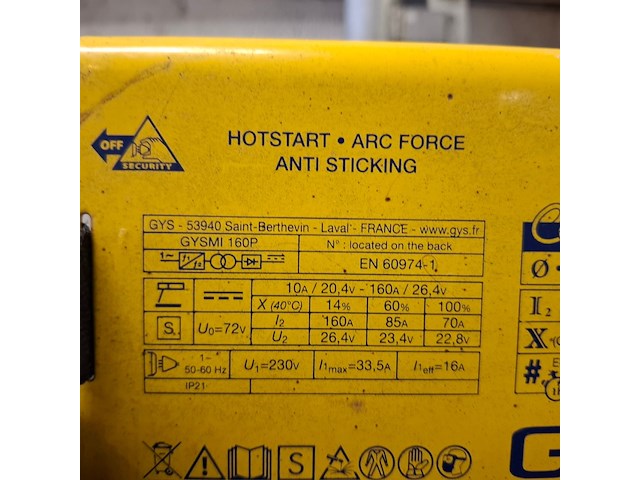 Elektrode lasapparaat gysmi, 160p - afbeelding 5 van  8