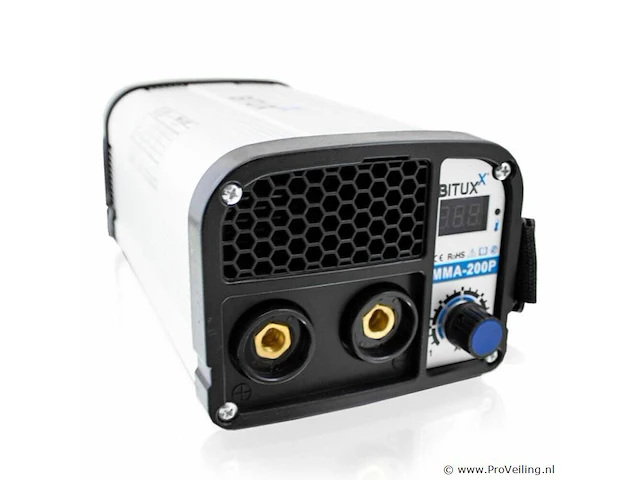 Elektrode lasinverter 10-200 a incl. toebehoren - afbeelding 2 van  7