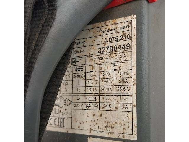Elektroden lasapparaat fronius, transpocket 150 - afbeelding 9 van  10