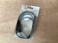 Elektrofix aansluitsnoer 2 meter zwart (68x) - afbeelding 1 van  5