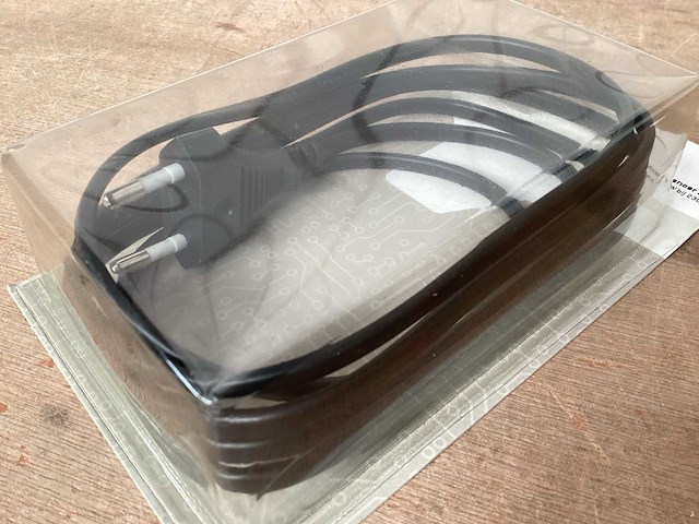 Elektrofix aansluitsnoer 2 meter zwart (68x) - afbeelding 5 van  5