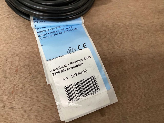 Elektrofix huishoudsnoer, 3x0.75mm2, 5 meter (90x) - afbeelding 4 van  4