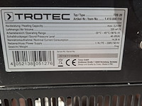 Elektroheater - 3kw - 230v trotec, tds 20, bouwjaar 2019 - afbeelding 5 van  6