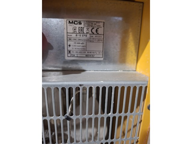 Elektroheater 15kw 400v master, b15epb, bouwjaar 2016 - afbeelding 5 van  6