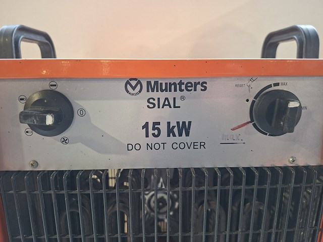 Elektroheater 15kw 400v, sial / munters, rpl 15 ft, 2010 - afbeelding 4 van  5