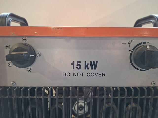 Elektroheater 15kw 400v, sial / munters, rpl 15 ft, 2012 - afbeelding 4 van  5