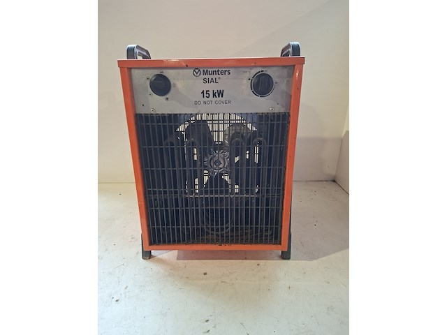 Elektroheater 15kw 400v sial / munters, rpl 15 ft, bouwjaar 2010 - afbeelding 1 van  5