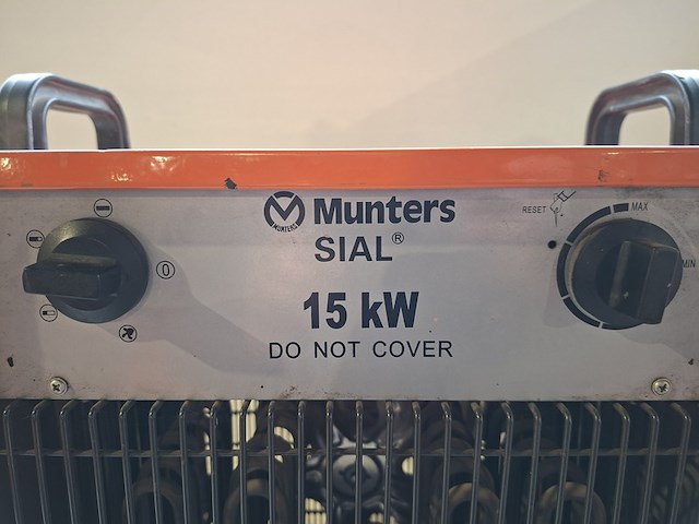 Elektroheater 15kw 400v sial / munters, rpl 15 ft, bouwjaar 2010 - afbeelding 2 van  5