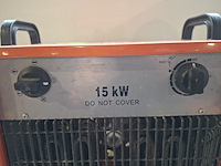 Elektroheater 15kw 400v sial / munters, rpl 15 ft, bouwjaar 2012 - afbeelding 2 van  5