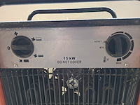 Elektroheater 15kw 400v trotec, tds 75, bouwjaar 2016 - afbeelding 2 van  6