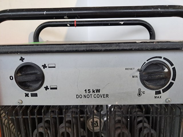 Elektroheater 15kw 400v trotec, tds 75, bouwjaar 2016 - afbeelding 5 van  7