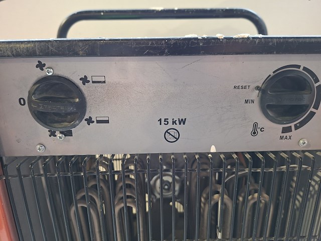 Elektroheater 15kw 400v trotec, tds 75, bouwjaar 2019 - afbeelding 2 van  6