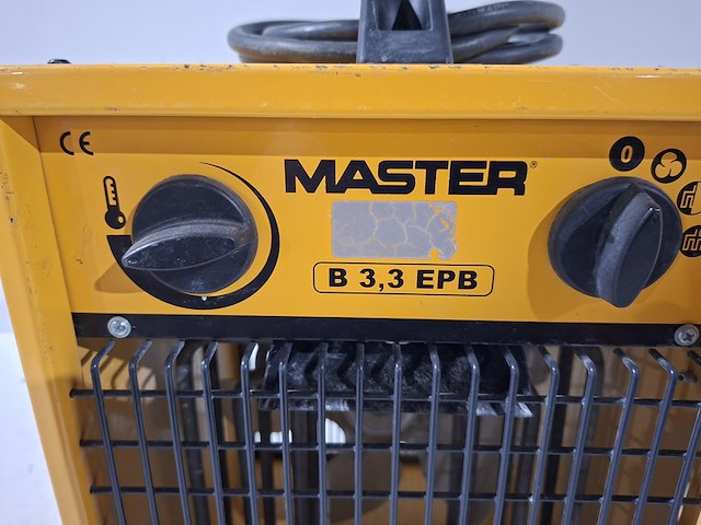 Elektroheater 3kw 230v master, b3.3epb, bouwjaar 2016 - afbeelding 2 van  6