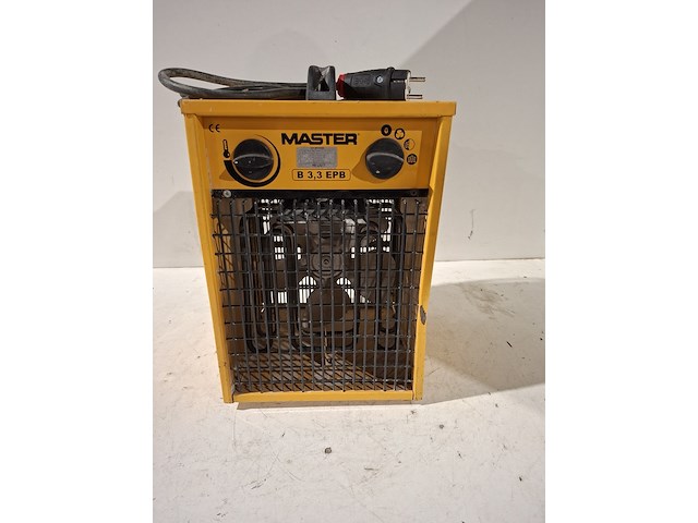 Elektroheater 3kw 230v master, b3.3epb, bouwjaar 2016 - afbeelding 1 van  6