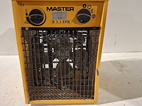 Elektroheater 3kw 230v master, b3.3epb, bouwjaar 2016 - afbeelding 1 van  6