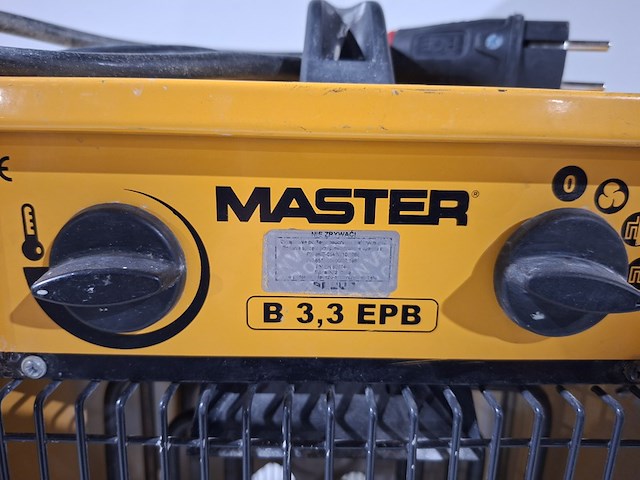 Elektroheater 3kw 230v master, b3.3epb, bouwjaar 2016 - afbeelding 2 van  6