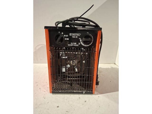 Elektroheater 3kw 230v trotec, tds 20, bouwjaar 2014 - afbeelding 1 van  6