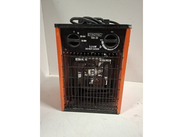 Elektroheater 3kw 230v trotec, tds 20, bouwjaar 2014 - afbeelding 1 van  4