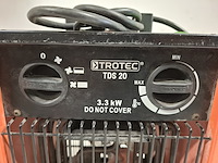 Elektroheater 3kw 230v trotec, tds 20, bouwjaar 2014 - afbeelding 2 van  4