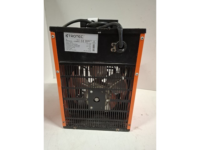 Elektroheater 3kw 230v trotec, tds 20, bouwjaar 2014 - afbeelding 3 van  4