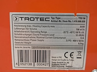 Elektroheater 9kw 400v trotec, tds 50, 2017 - afbeelding 4 van  4