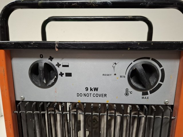 Elektroheater 9kw 400v trotec, tds 50, bouwjaar 2016 - afbeelding 2 van  5