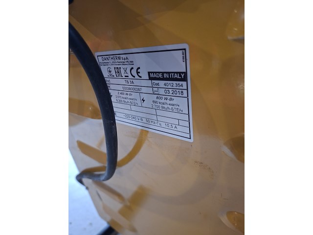 Elektroheater infrarood 3kw 230v (red rad), master, ts3a, 2018 - afbeelding 3 van  6
