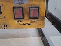 Elektroheater infrarood 3kw 230v (red rad) master, ts3a, bouwjaar 2018 - afbeelding 2 van  6