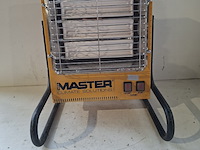 Elektroheater infrarood 3kw 230v (red rad) master, ts3a, bouwjaar 2018 - afbeelding 1 van  6