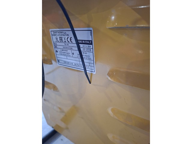 Elektroheater infrarood 3kw 230v (red rad) master, ts3a, bouwjaar 2018 - afbeelding 5 van  6