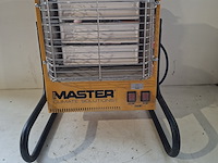 Elektroheater infrarood 3kw 230v (red rad) master, ts3a, bouwjaar 2018 - afbeelding 1 van  6