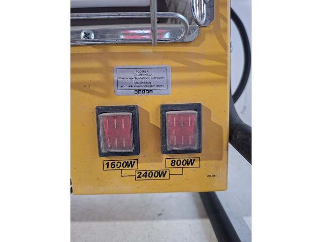 Elektroheater infrarood 3kw 230v (red rad) master, ts3a, bouwjaar 2018 - afbeelding 2 van  6