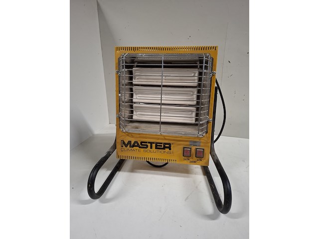 Elektroheater infrarood 3kw 230v (red rad) master, ts3a, bouwjaar 2018 - afbeelding 1 van  4