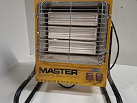 Elektroheater infrarood 3kw 230v (red rad) master, ts3a, bouwjaar 2018 - afbeelding 1 van  4