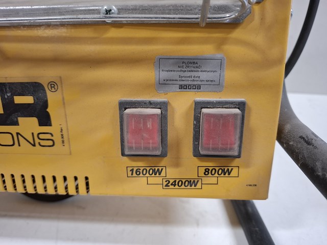 Elektroheater infrarood 3kw 230v (red rad) master, ts3a, bouwjaar 2018 - afbeelding 2 van  4