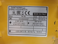 Elektroheater infrarood 3kw 230v (red rad) master, ts3a, bouwjaar 2018 - afbeelding 4 van  4